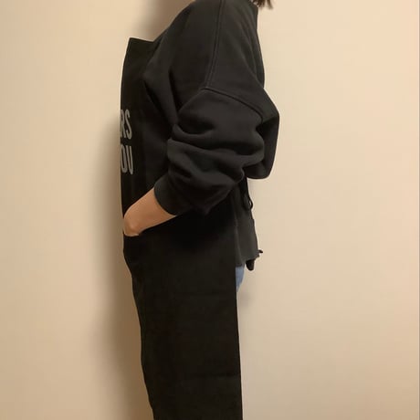 ADULT APRON  ”CHEERS TO  YOU“ BLACK COLOR ※GREYロゴ