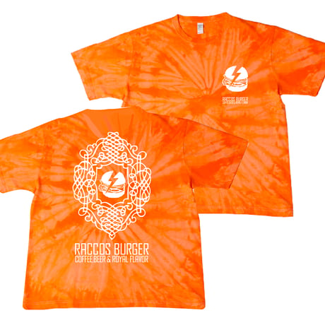【受注生産】RACCOS BURGER  タイダイ ロゴTシャツ(8月中旬発送予定)