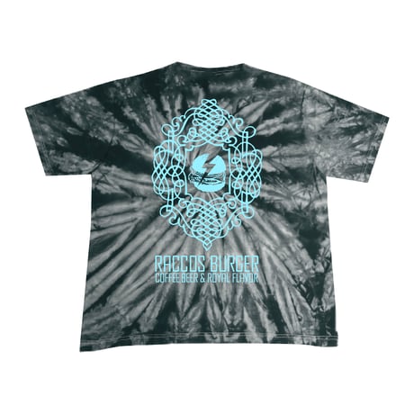 【受注生産】RACCOS BURGER  タイダイ ロゴTシャツ(8月中旬発送予定)