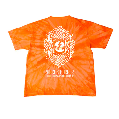 【受注生産】RACCOS BURGER  タイダイ ロゴTシャツ(8月中旬発送予定)