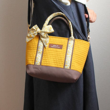 ありがとうございました！【秋限定カラー】トートバッグ/フランス生地/倉敷帆布/しっかり/ランチバッグ/レッド/イエロー/ネイビー