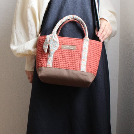 ありがとうございました！【秋限定カラー】トートバッグ/フランス生地/倉敷帆布/しっかり/ランチバッグ/レッド/イエロー/ネイビー