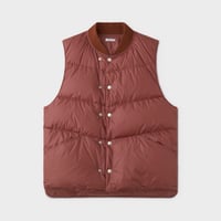 PHIGVEL‐MAKERS Co． MOUNTAINEER DOWN VEST (RUSSET)