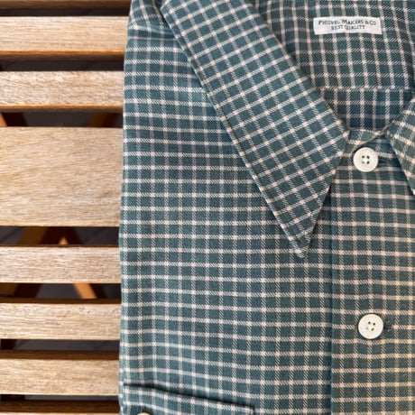 PHIGVEL‐MAKERS Co． C/W PLAID LS SHIRT (VIRIDIAN)