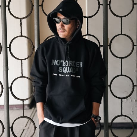 10th SQUAD HOODIE - BLACK