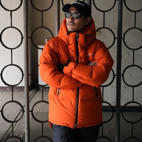 NBD防水DOWN JACKET - ORANGE