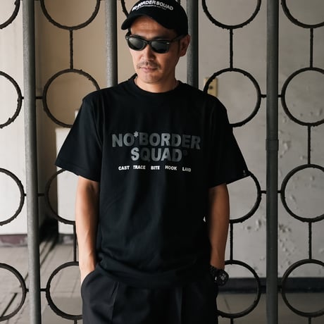 10th SQUAD TEE - BLACK/GRAY