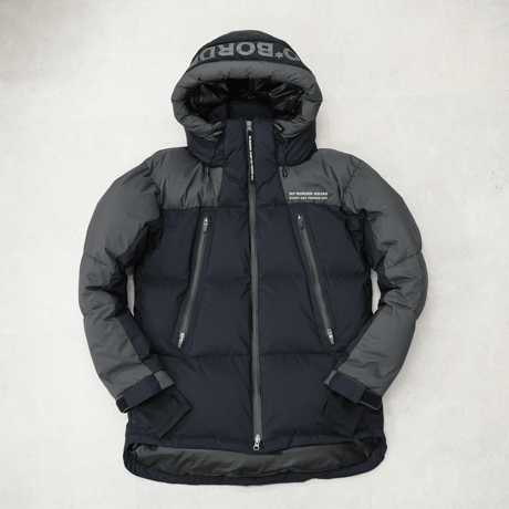 NBD防水DOWN JACKET - BLACK/GRAYコンビ