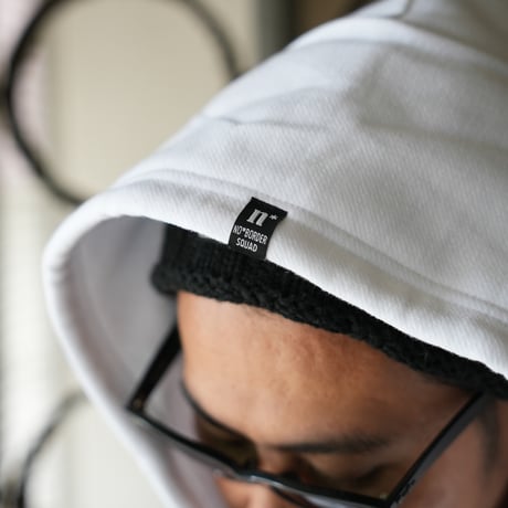 10th SQUAD HOODIE - WHITE