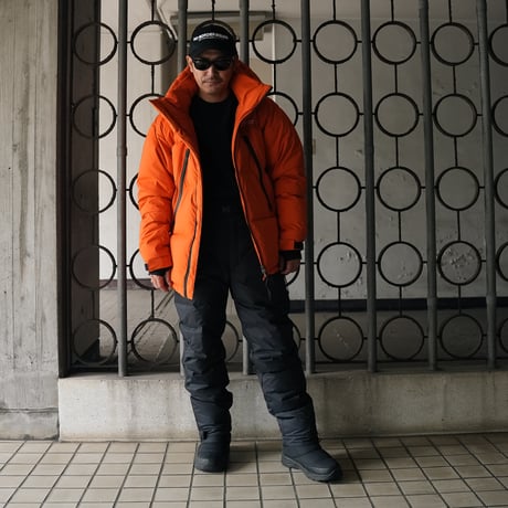 NBD防水DOWN JACKET - ORANGE