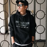 10th SQUAD HOODIE - BLACK