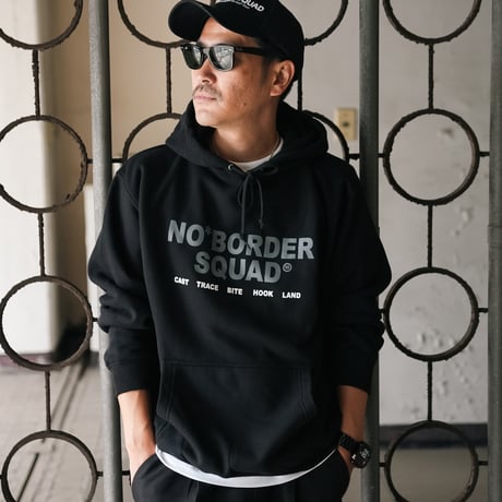 10th SQUAD HOODIE - BLACK