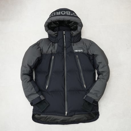 【林晃大モデル】防水DOWN JACKET - BLACK/GRAYコンビ