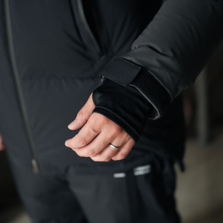NBD防水DOWN JACKET - BLACK/GRAYコンビ
