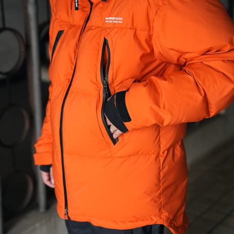 NBD防水DOWN JACKET - ORANGE
