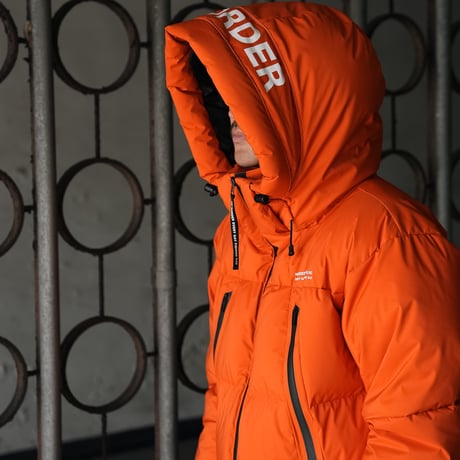 NBD防水DOWN JACKET - ORANGE