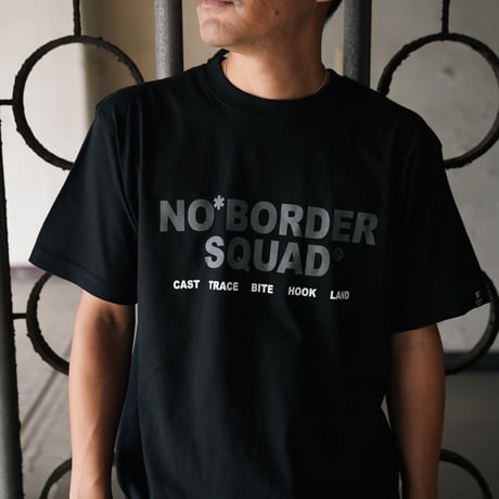 10th SQUAD TEE - BLACK/GRAY