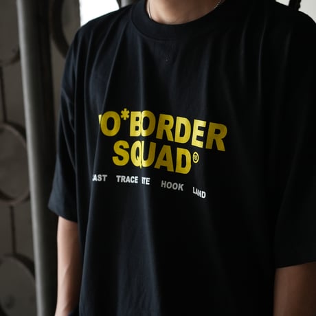 10th SQUAD TEE - BLACK / YELLOW