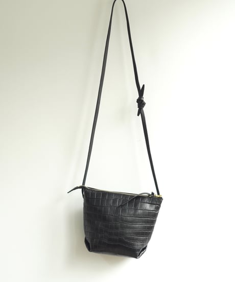 PorosusCrocodile×GUIDI CALF ポシェット