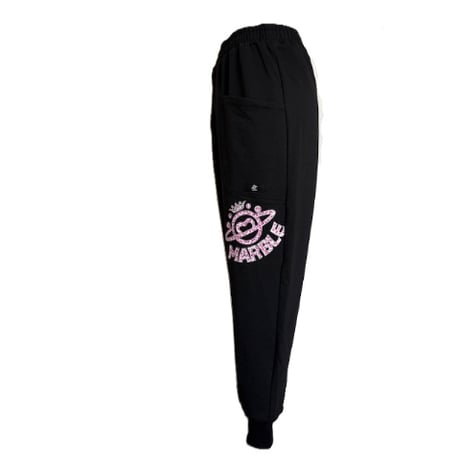 （Marble催事限定商品セール）SL2607-608　ジョガーパンツ　BLACK　レディース M・L