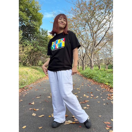 BSG LOGO RELAX-FIT STRAIGHT SWEAT PANTS　アッシュグレー　SサイズMサイズ