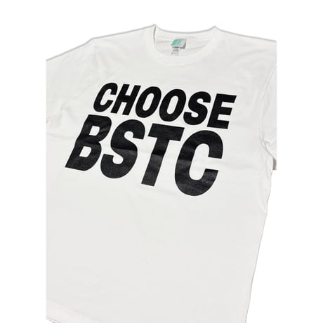 CHOOSE BSTC OVERSIZED COMFORT BIG Tee　ホワイト　LサイズXLサイズ