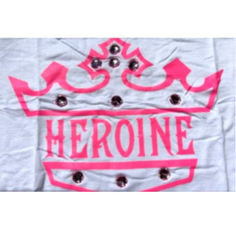 （HEROINE）H505　ピンクストーントップス7カラー　ホットレッド　ホワイト　レモン　ミスティ　アイスブルー　ネイビー　ブラック