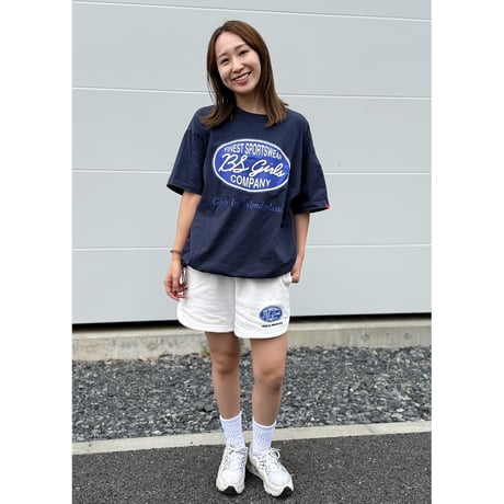 GIW OVAL LOGO W'S SWEAT SHORTS　ホワイト　SサイズMサイズ