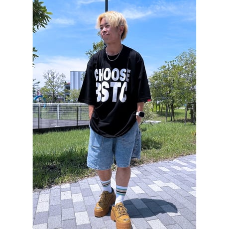 CHOOSE BSTC OVERSIZED COMFORT BIG Tee　ホワイト　LサイズXLサイズ