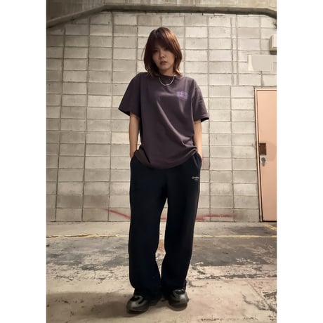 BSG LOGO RELAX-FIT STRAIGHT SWEAT PANTS　アッシュグレー　SサイズMサイズ
