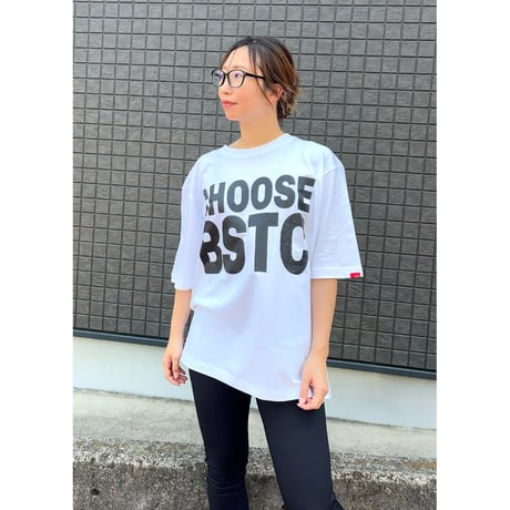 CHOOSE BSTC OVERSIZED COMFORT BIG Tee　ホワイト　LサイズXLサイズ