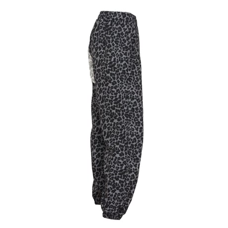 （Marble）L2609-606　レオパード柄 ロングパンツ　BLACK　LADIESM ・L