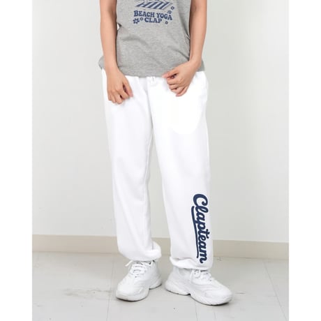（CLAP）CLAP TEAM SWEATPANTS　ホワイト