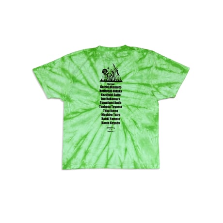 J.TRIBE LION SPIRAL Tie-Dye Tee　スパイラルライム　LサイズXLサイズXXLサイズ