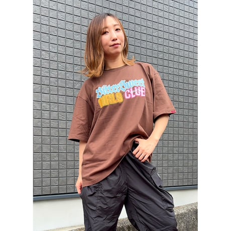 GIRLS CLUB BIG Tee　ダークブラウン　SサイズMサイズLサイズ