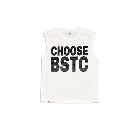 CHOOSE BSTC PREMIUM COMFORT SLEEVELESS Tee　ホワイト　MサイズLサイズ