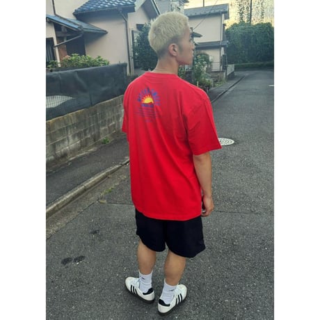 BS SOCIAL CLUB PREMIUM COMFORT Tee　イタリアンレッド　LサイズXLサイズ