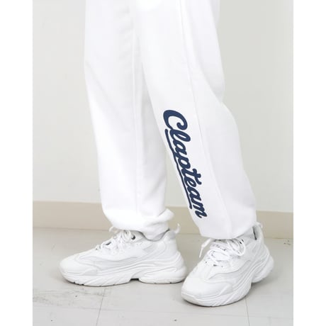 （CLAP）CLAP TEAM SWEATPANTS　ホワイト