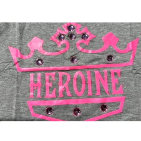 （HEROINE）H505　ピンクストーントップス7カラー　ホットレッド　ホワイト　レモン　ミスティ　アイスブルー　ネイビー　ブラック
