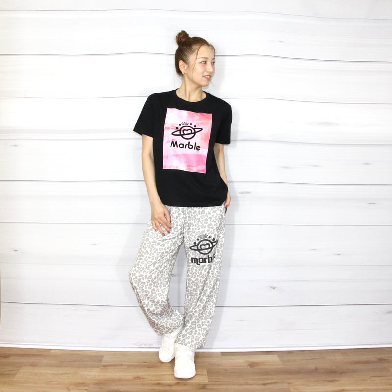 Marble）L2609-606 レオパード柄 ロングパンツ L/GRAY LADIESM