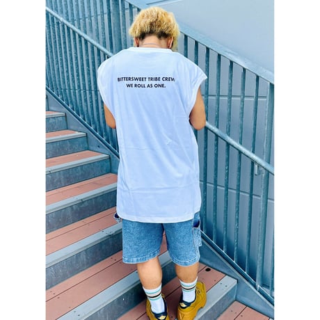 CHOOSE BSTC PREMIUM COMFORT SLEEVELESS Tee　ホワイト　MサイズLサイズ