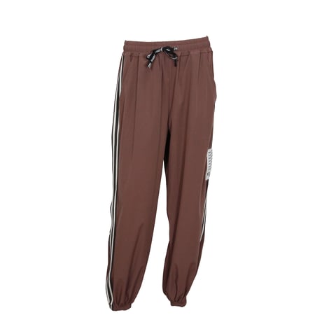 （Marble）U2609-604　ワイドロングパンツ　BROWN　UNISEX  M ・L ・XL