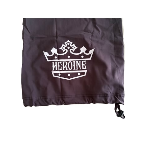 （HEROINE）H503　ワイドパンツストレッチ　ブラック