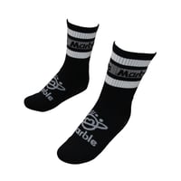 （Marble）SOX-2606-01 Marble SOCKS　ブラック　23㎝～25㎝　25㎝～27㎝