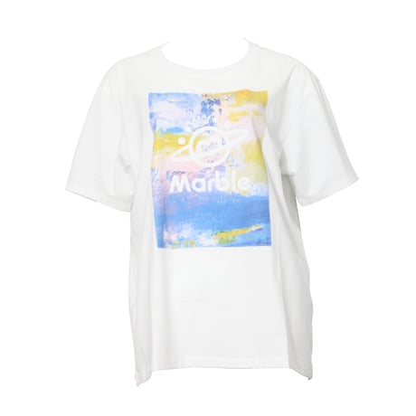 （Marble）U2609-102　スタンダードT　WHITE　UNISEX S・M ・L