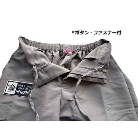 （HEROINE）H504　バレルレックパンツ　ストーン
