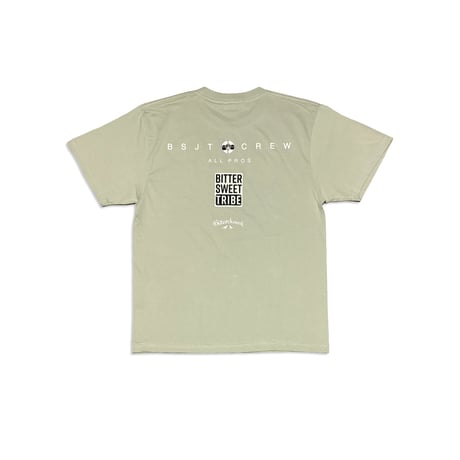 BS TRIBE MIX LOGO PREMIUM COMFORT TEE　セージグリーン　LサイズXLサイズXXLサイズ