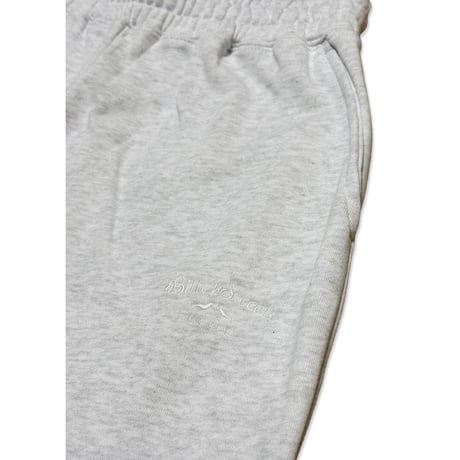BSG LOGO RELAX-FIT STRAIGHT SWEAT PANTS　アッシュグレー　SサイズMサイズ