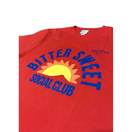 BS SOCIAL CLUB PREMIUM COMFORT Tee　イタリアンレッド　LサイズXLサイズ