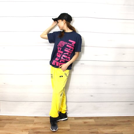 （Marble）U2609-605　リラックス ジョガーパンツ　YELLOW　UNISEX  M ・L ・XL